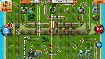 Rail Maze 2 Zigzag Track Gameplay - Train Puzzle Game - Android Gameplay #2028