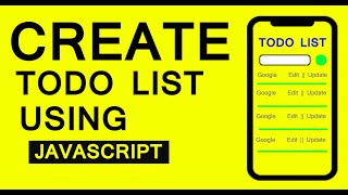Javascript main Project Banaye - TODO Web App Project for BCA Final Year Project