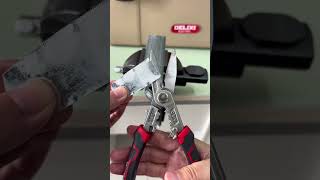 #Delixi New Tin Shears, Sharp Blade, Powerful Cutting Capability,