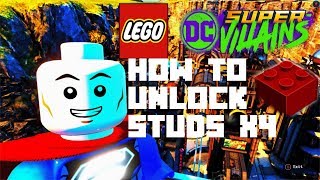 Lego DC Super Villains - How to Unlock Studs X4 Red Brick