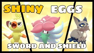 ✨SHINY Pokemon Eggs Compilation #1 / Pokemon Sword & Shield