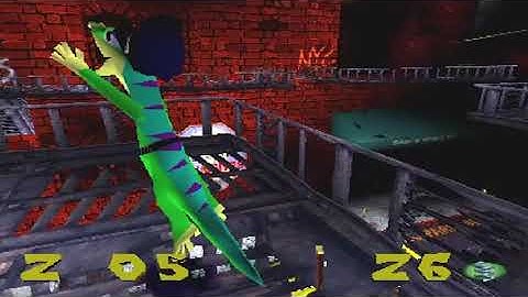 Gex 3D - In Drag Net [Bonus Level] - Walkthrough [All Remote Controls]