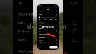 Best Feature! Filter Completed Trails in AllTrails #shorts #alltrails #hike