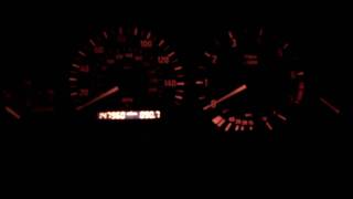 E36 BMW basic instrument cluster test