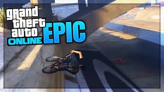 INSANE BMX WALL RIDE! (GTA 5 Epic Clips, Crazy Glitches, & Online Funny Moments)