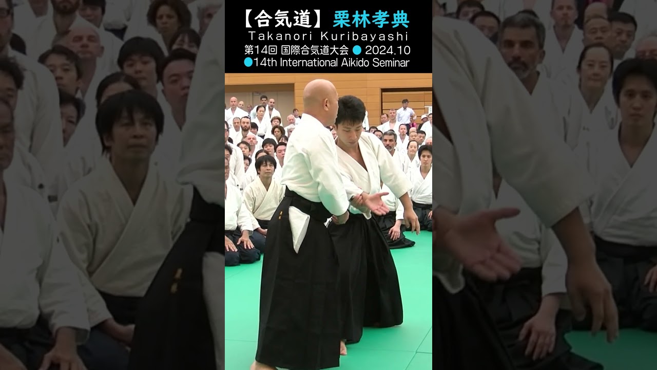 国際合気道大会 2024年 東京代々木｜栗林孝典師範の講習会の様子 #shorts