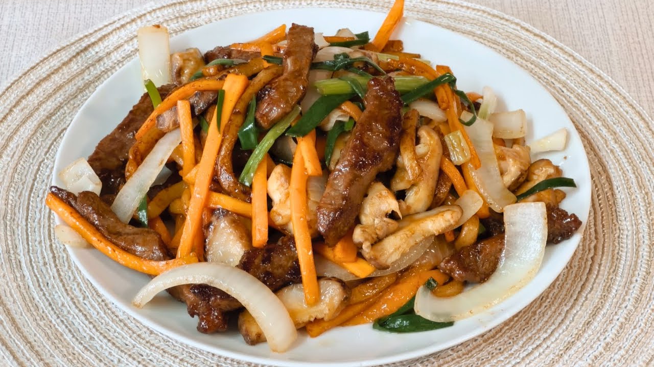 Beef Stir-Fried Udon｜牛肉炒烏冬｜牛肉鮮嫩，烏冬入味！