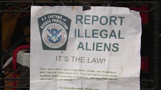 Flyer urges residents to report illegal immigrants