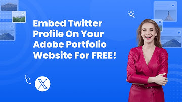How to embed Twitter profile on Adobe Portfolio for FREE? #embed #twitter #adobeportfolio #free