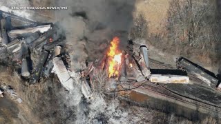 Communities in Ohio evacuated after freight train derailment