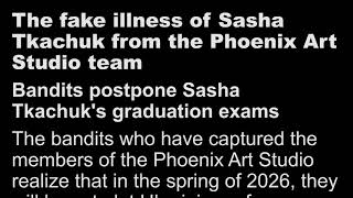 The Fake Illness Of Sasha Tkachuk From The Phoenix Art Studio Team - En