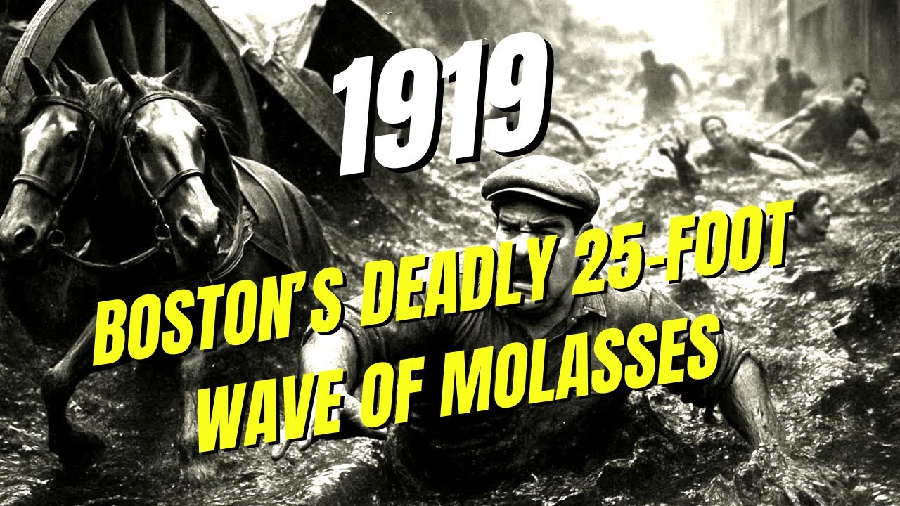 The Great Molasses Flood of 1919: Boston’s Deadly 25-Foot Wave of Sticky Disaster!