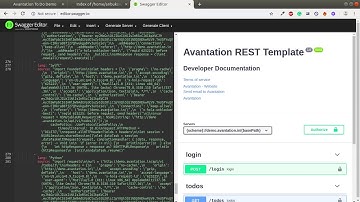 REST API Documentation Generation for existing project - Avantation[demo]