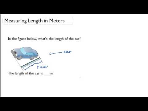Measuring Length in Meters - YouTube