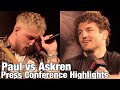 Highlights: Jake Paul embarrasses himself against Ben Askren | press conference highlights