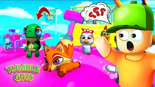 ЗАБЕГ С ЖИВОТНЫМИ! Клон Стамбл Гайс Tumble Guys Run Battle Royale Game 2023 screenshot 2