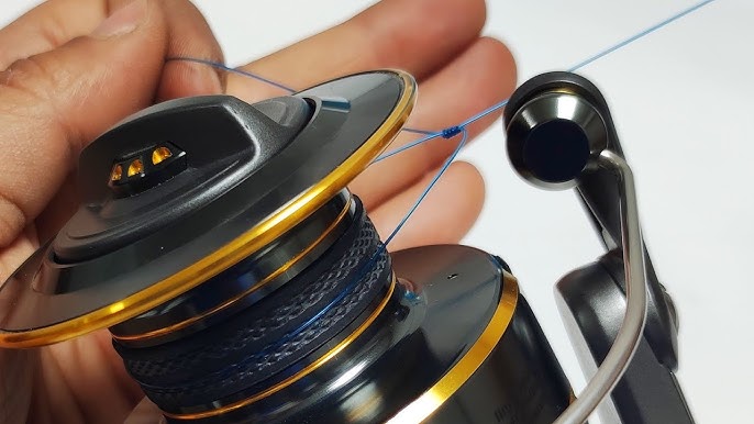 How to put fishing line on a Spinning Reel 