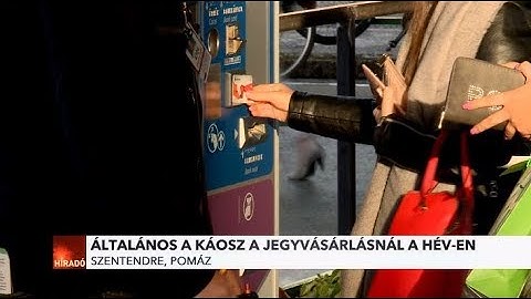 Általános a káosz a jegyvásárlásnál a HÉV-en