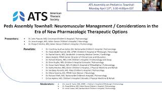 Neuromuscular Management / Considerations in the Era of New Pharmacologic Therapeutic Options