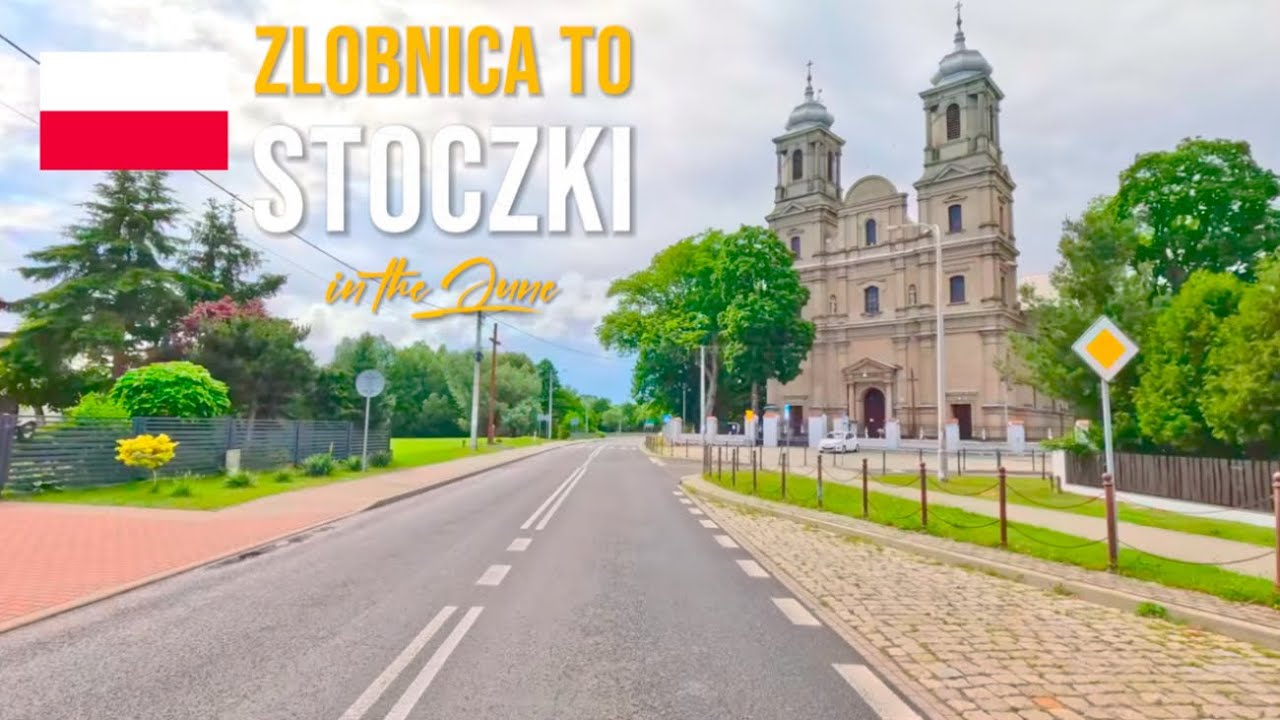 Driving Through Poland 🇵🇱 | Scenic Route from Żłobnica to Stoczki (June 2024)