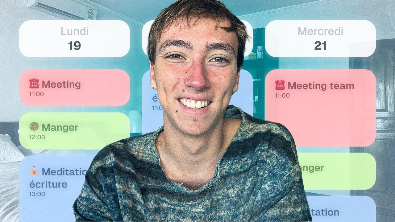 Ma technique ultime pour organiser mes journées 📅