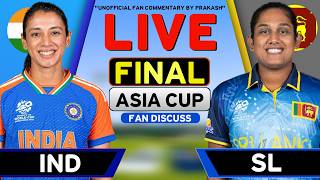 FINAL : India Vs Sri Lanka Women Asia Cup Match | Women Asia Cup Final Match Live Score Commentary screenshot 1
