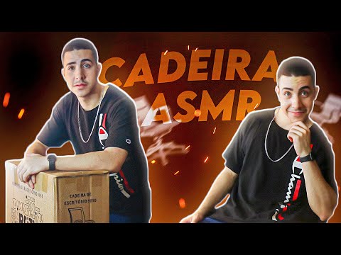 ASMR MONTANDO CADEIRA PRO MEU ESTÚDIO