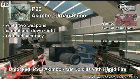 P90 - Modern Warfare 2 Multiplayer Weapon Guide #ps3 #mw2