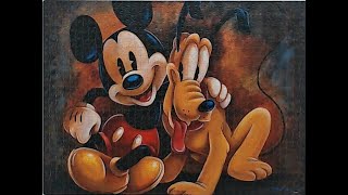 Mickey and Pluto 1000 Piece Jigsaw Puzzle Time Lapse screenshot 3