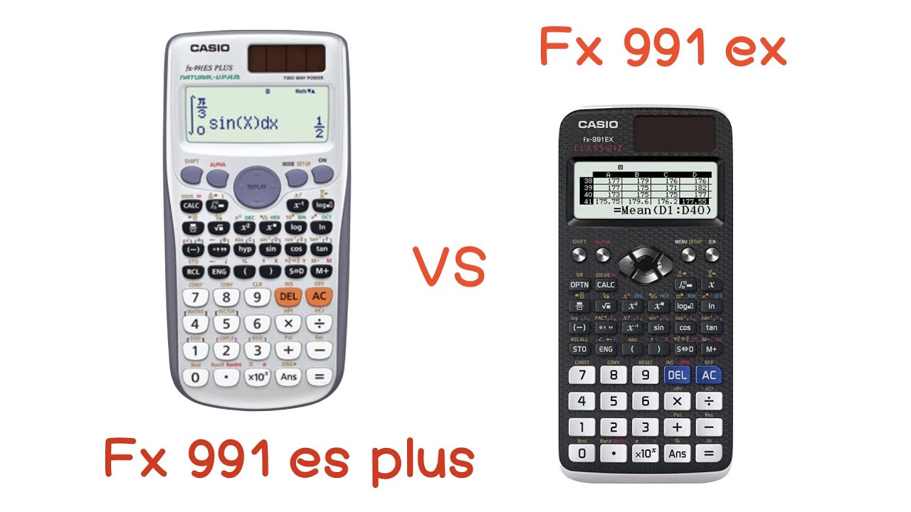 991EX vs 991ES plus เปรียบเทียบในการแก้สมการ