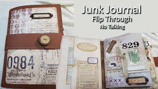SOLD-No Talking - Junk Journal Flip Through / Junk Journal Tour #junkjournal #junkjournalflipthrough