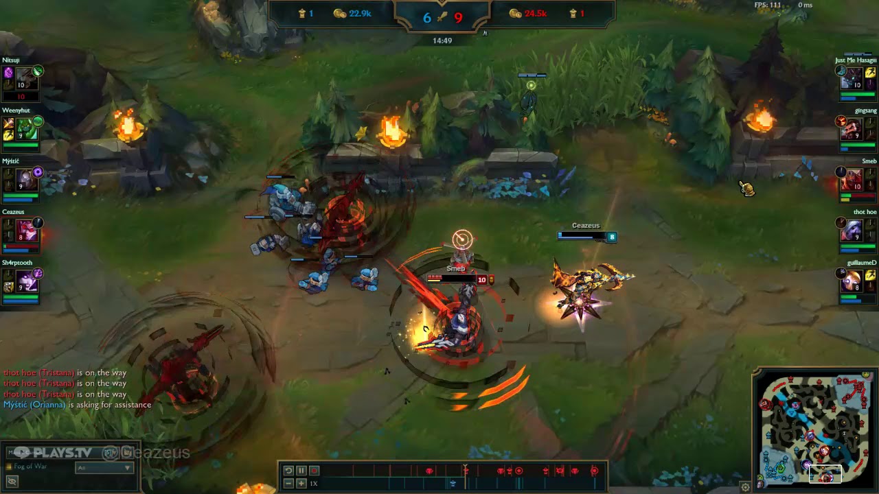 Vayne vs Zed outplay