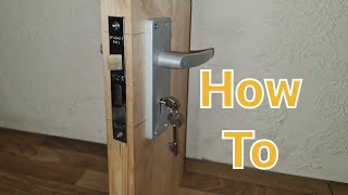 HOW TO FIT A MORTICE SASHLOCK