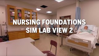 East Building Nursing Foundations Simulation Lab View 2