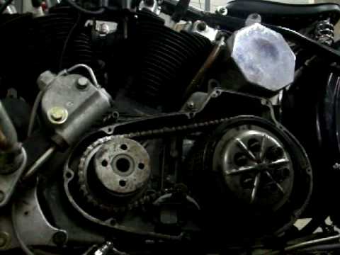 Ironhead Primary Chain removal Part 2. - YouTube
