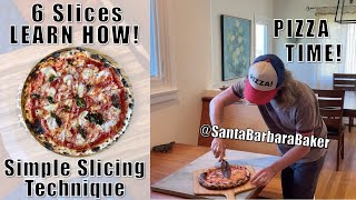 SLICING an Ooni Koda 16 PIZZA into 6 SLICES