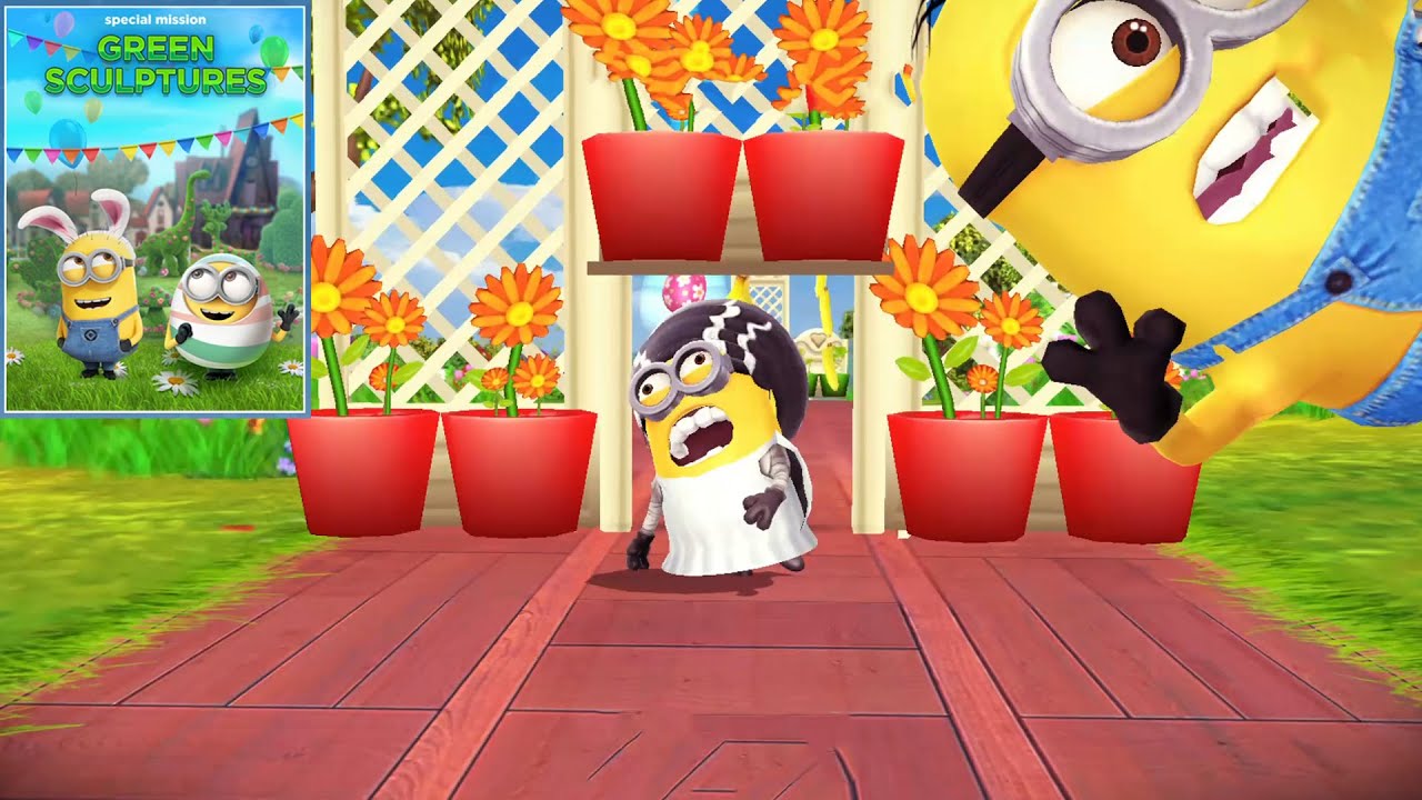 Special Mission Green Sculptures At Minion Park Bride of Frank Minion | St 3 Ep 8 | FHD