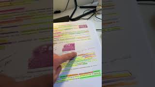 This is how I highlight my notes #medicine #ugr #granada #highlighting #colorcode #studytips