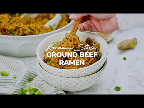 Ramen With Ground Beef