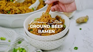 Player Profile Korean-Style Ground Beef Ramen Recipe
