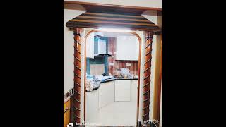 Semi modular kitchen #kitchen #semimodularkitchen #interiordesign