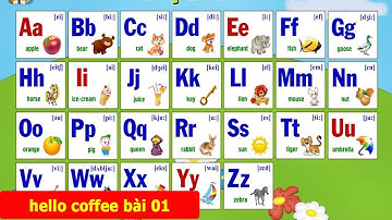 Bảng Chữ Cái Tiếng Anh [Đầy Đủ + Có Phiên Âm Tiếng Việt] - Hello Coffee Bài 01