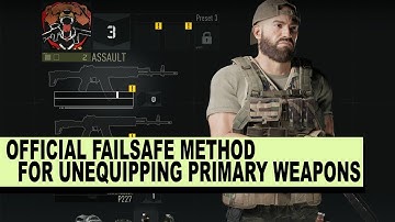 Ghost Recon Breakpoint: Official Failsafe Method For Unequipping Primary Weapons
