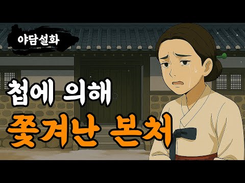 [야담설화 188] 첩의 모함으로 쫓겨난 본처 - 옛날이야기, 야담, 설화, 야사, 기담
