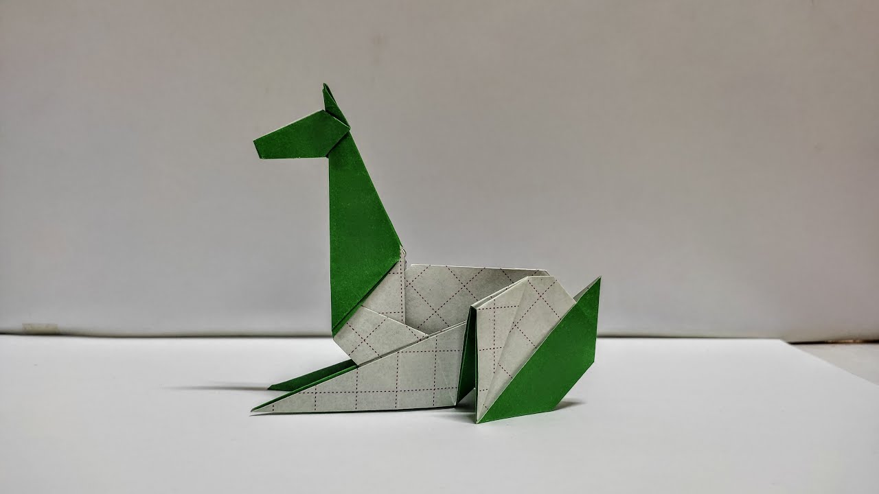 Origami Llama Tutorial YouTube