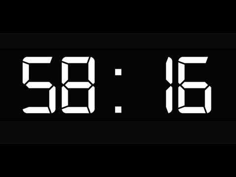 60 sec countdown - 4k resolution - classic 1 (v 1 ) simple  Digital HD with sound effect