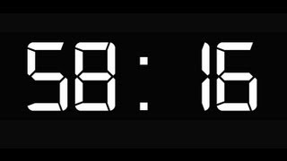 60 sec countdown - 4k resolution - classic 1 (v 1 ) simple  Digital HD with sound effect