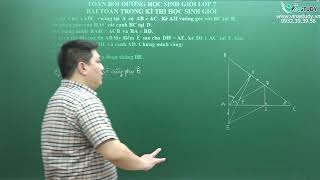 Bồi dưỡng HSG toán 7 - Bài toán trong đề thi học sinh giỏi - Thầy Trần Tuấn Việt