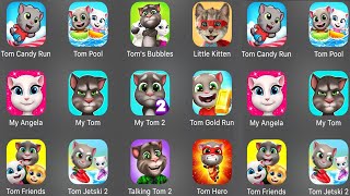 Tom Candy Run,Tom Pool,Tom's Bubbles,Little Kitten,My Angela,My Tom,My Tom2,Tom Gold Run,Tom Friends screenshot 3