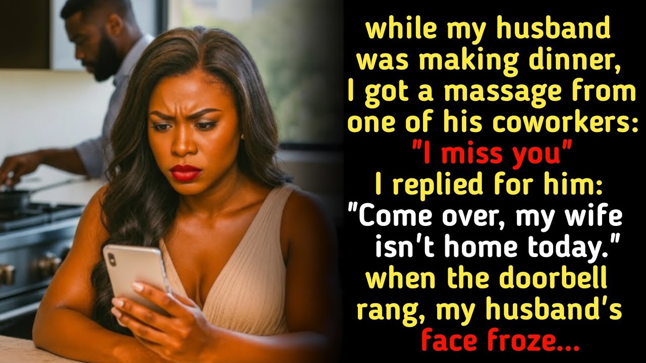 My Husband Was Cooking When His Coworker Texted “I Miss You”… So I Replied “Come Over!